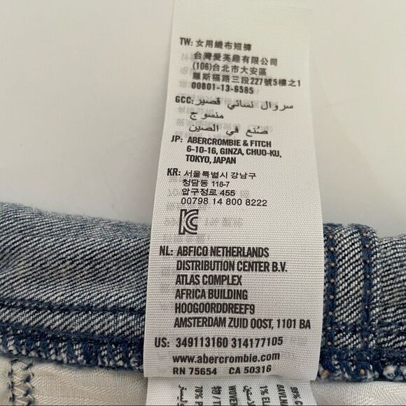 Hollister ~ High Rise Denim Shorts ~ size 27 - Picture 5 of 7